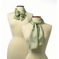 Lime Green Saville Stripe Polyester Scarf - 8"x45"